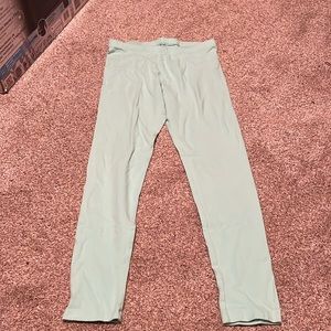 Teal girls leggings, size XL.